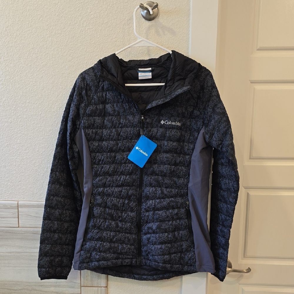 Columbia Charcoal and Black Quilted Jacket